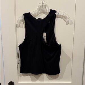 Anthropologie Black Sleeveless Top